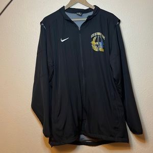 Nike dry fit Les Schwab bowl athletic jacket